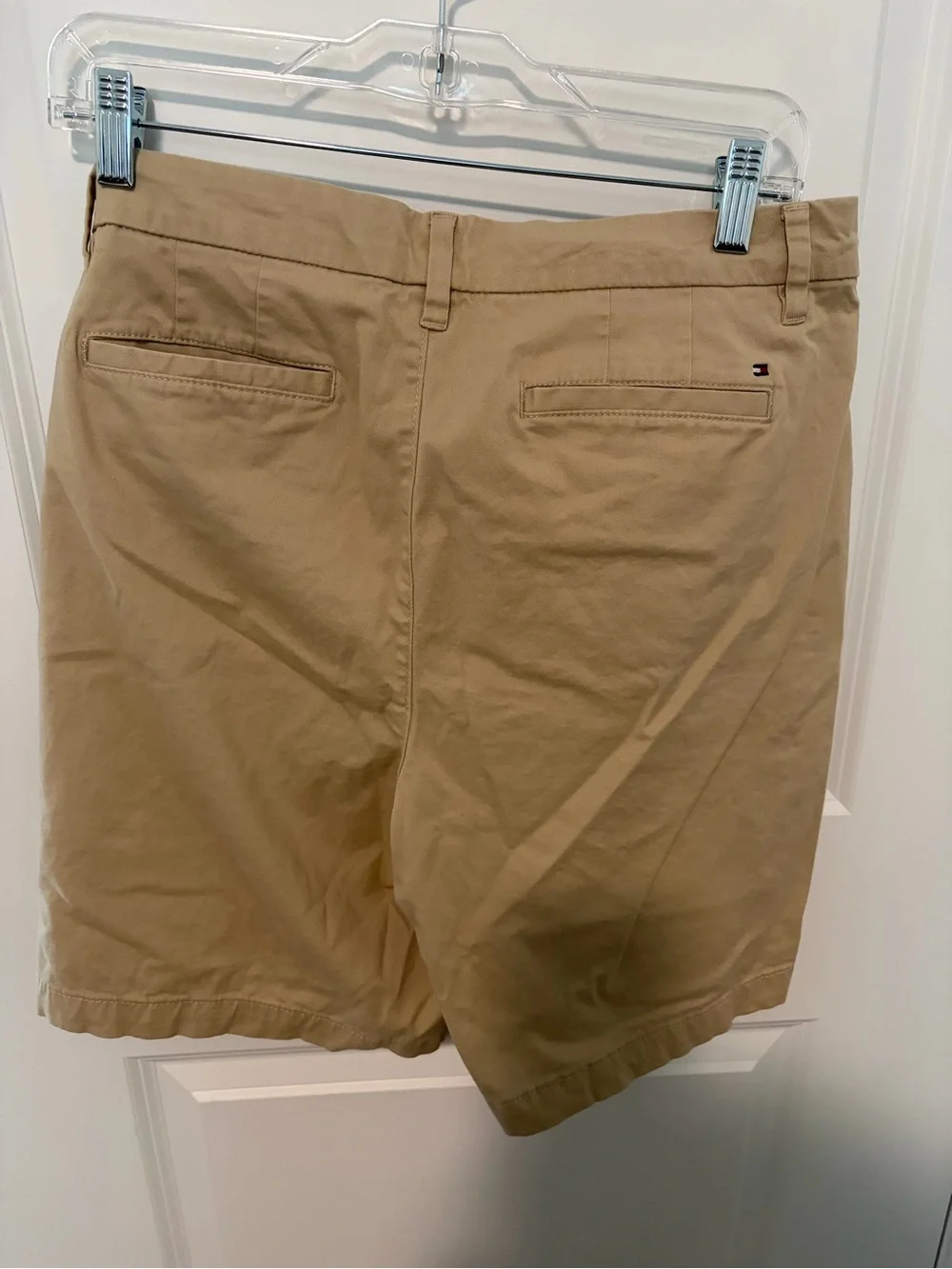 Tommy Hilfiger Women’s Tan Flat Front Shorts